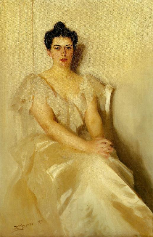 Anders Zorn mrs frances cleveland oil painting picture